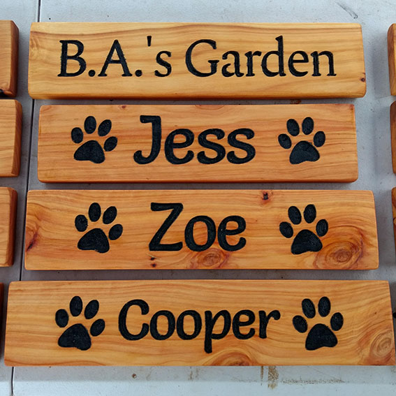 Outdoor Kennel Signs - Jess