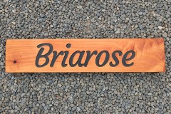 Painted Wood Sign - Briarose