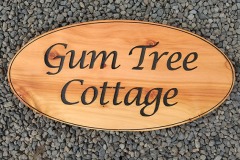Oval Cottage Sign - Gum Tree Cottage
