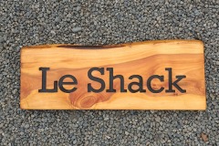 Wooden Gift Signs - Le-Shack