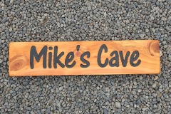 Custom Gift Sign - Mike's Cave