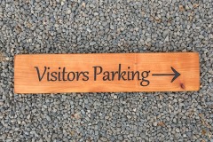 Driveway Sign Visitor-parking