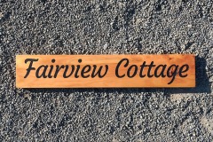 Macrocarpa Property sign - Fairview