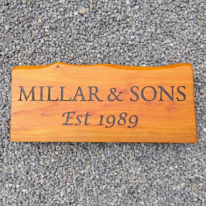 Rustic Edged Signs