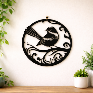 Bird Circle Series - Piwakawaka