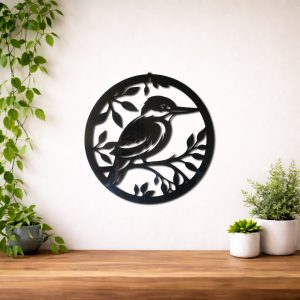 Bird Circle Series - Kotare (NZ kingfisher)