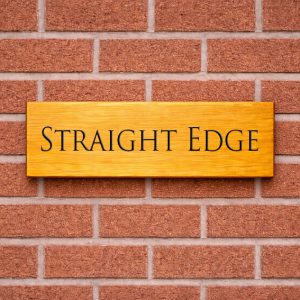 Straight Edged Signs
